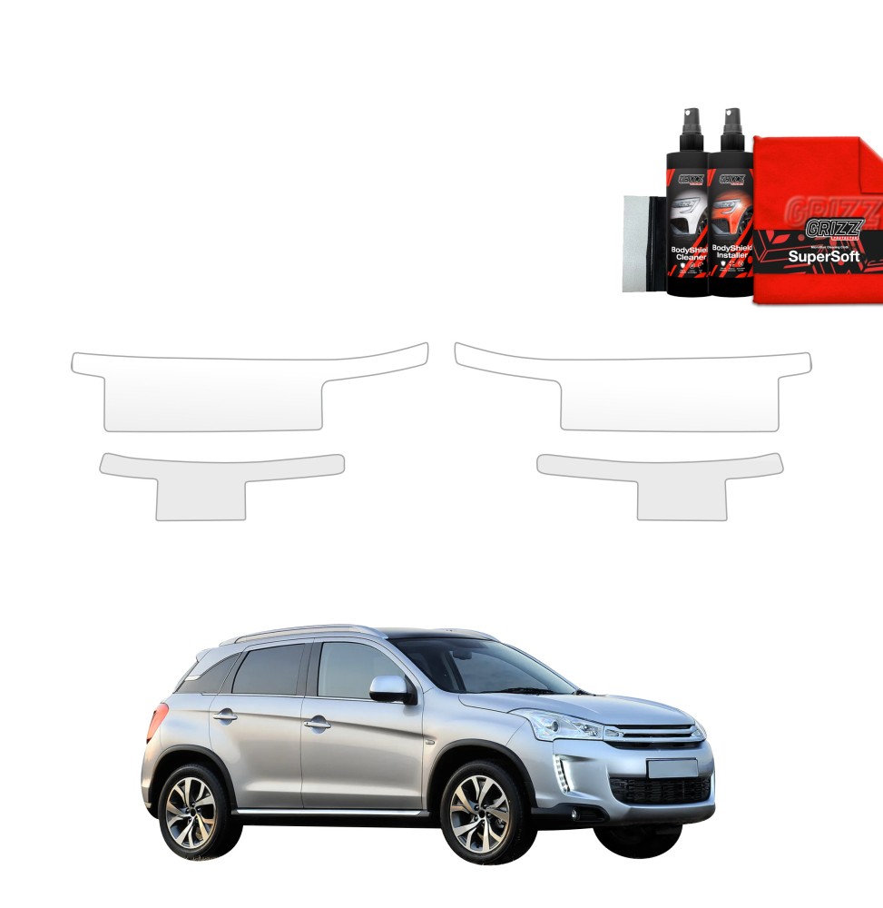4w1 Folia ochronna na progi do Citroen C4 Aircross (2012-2017)