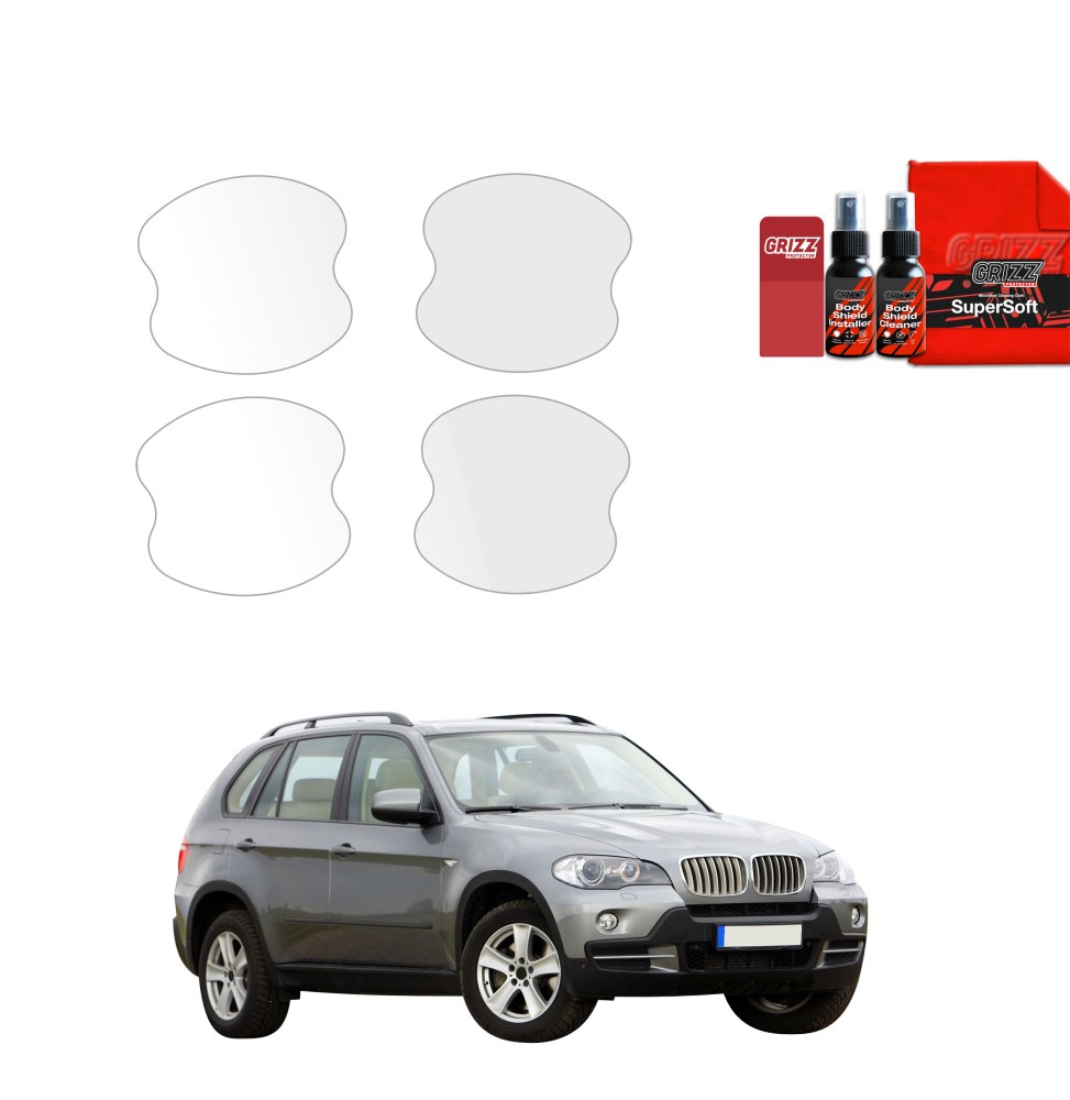 4w1 Folia ochronna pod klamki do BMW X5 E70 SUV 5D (2006-2013)