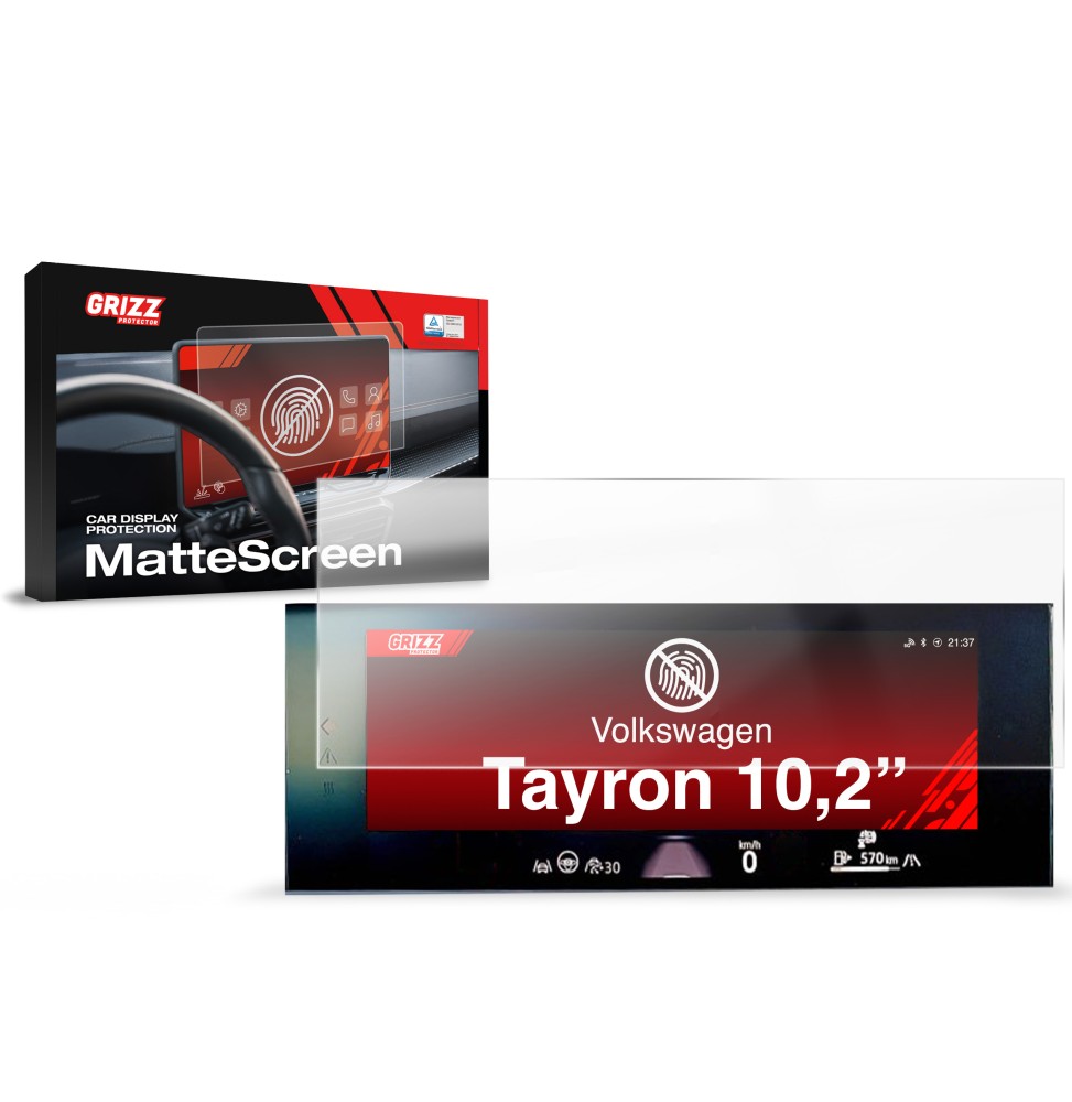 Folia antyodciskowa na ekran Volkswagen Tayron 10,2" (2024-2026) matowa Grizz