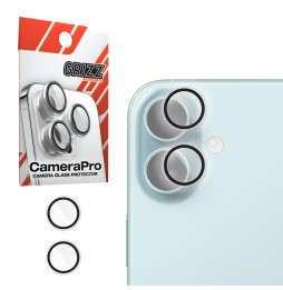 Szkło na aparat z ramką do Apple iPhone 16...