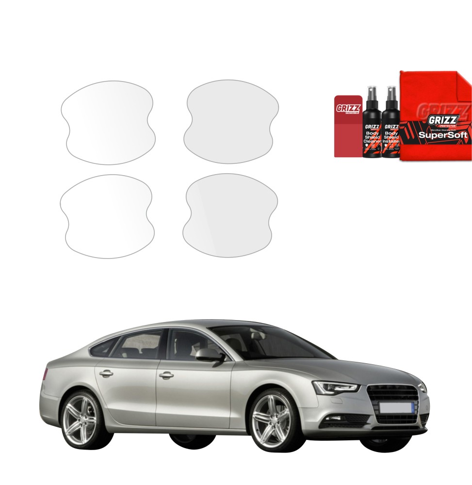 4w1 Folia ochronna pod klamki do Audi A5 8T SUV 5D (2007-2016)