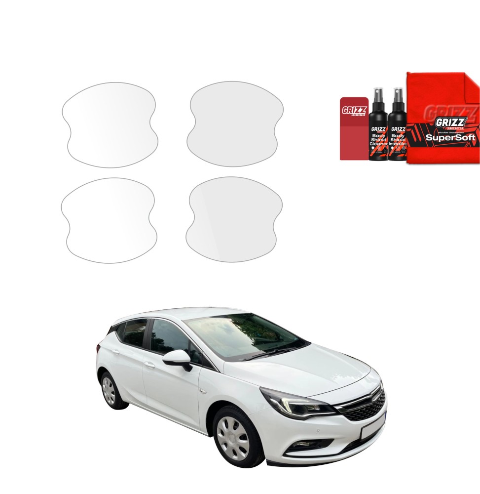 4w1 Folia ochronna pod klamki do Opel Astra K Facelift (2019-2022)