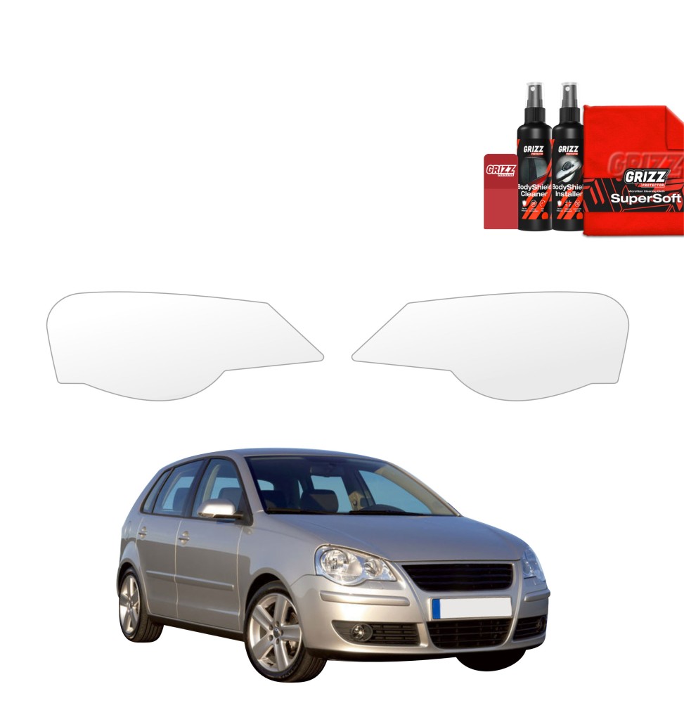 2w1 Folia ochronna na lampy do Volkswagen Polo Hatchback 5D (2001-2009)