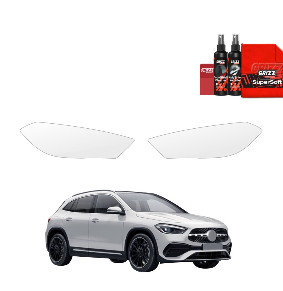 2w1 Folia ochronna na lampy do Mercedes GLA 200 (2020-2026)