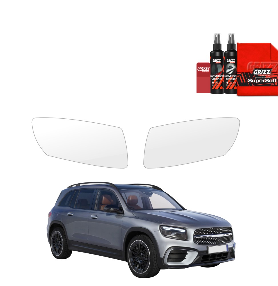 2w1 Folia ochronna na lampy do Mercedes GLB 200 (2023-2026)