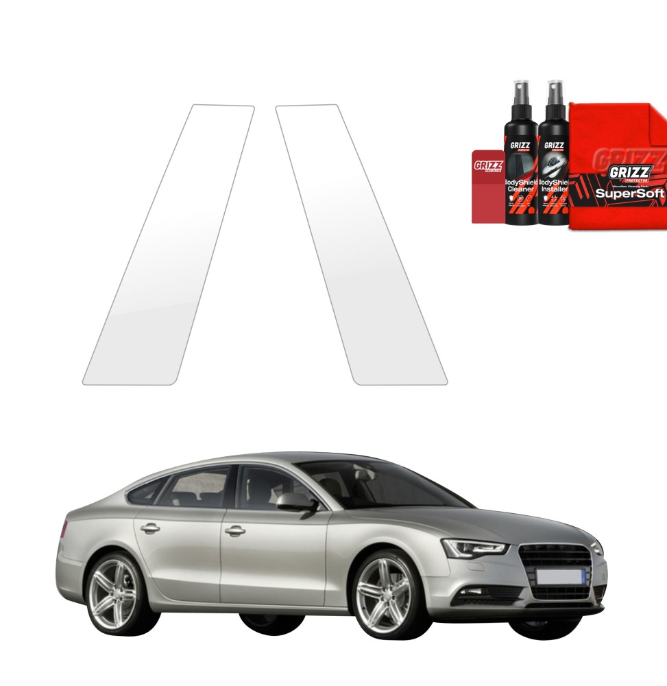2w1 Folia ochronna na słupki do Audi A5 8T SUV 5D (2007-2016)