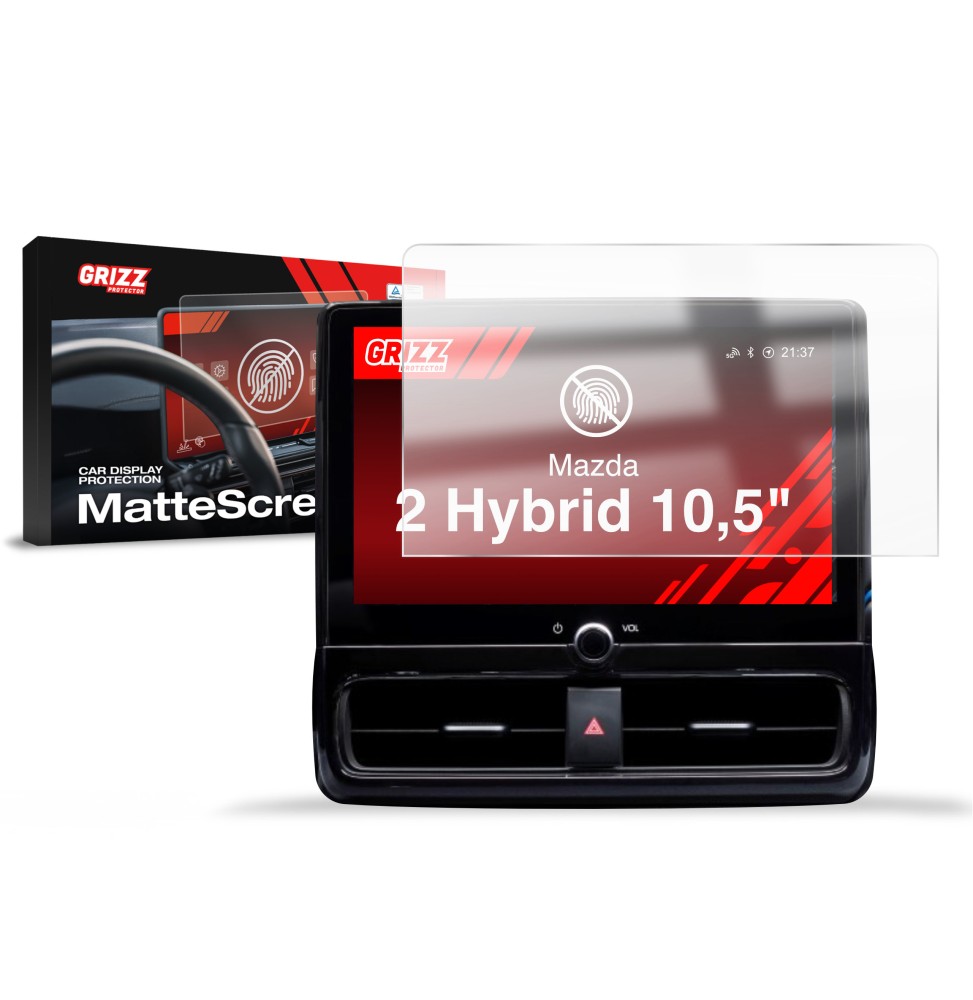 Folia antyodciskowa na ekran Mazda 2 Hybrid 10,5" (2022-2026) matowa Grizz