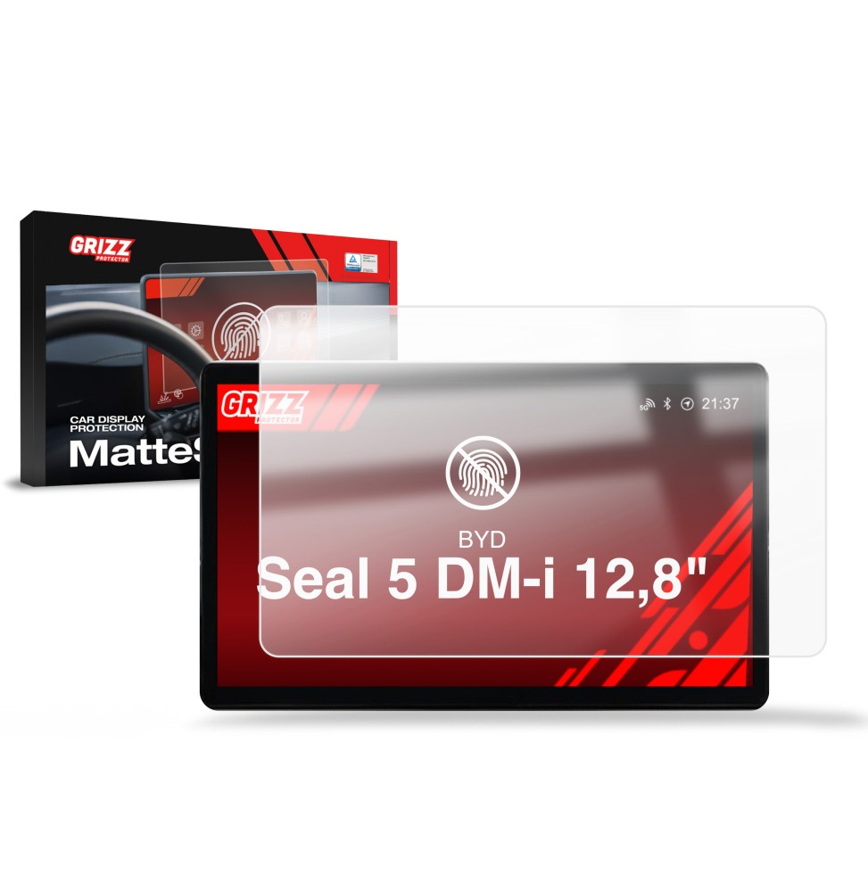 Folia antyodciskowa na ekran BYD Seal 5 DM-i 12,8" (2025-2026) matowa Grizz
