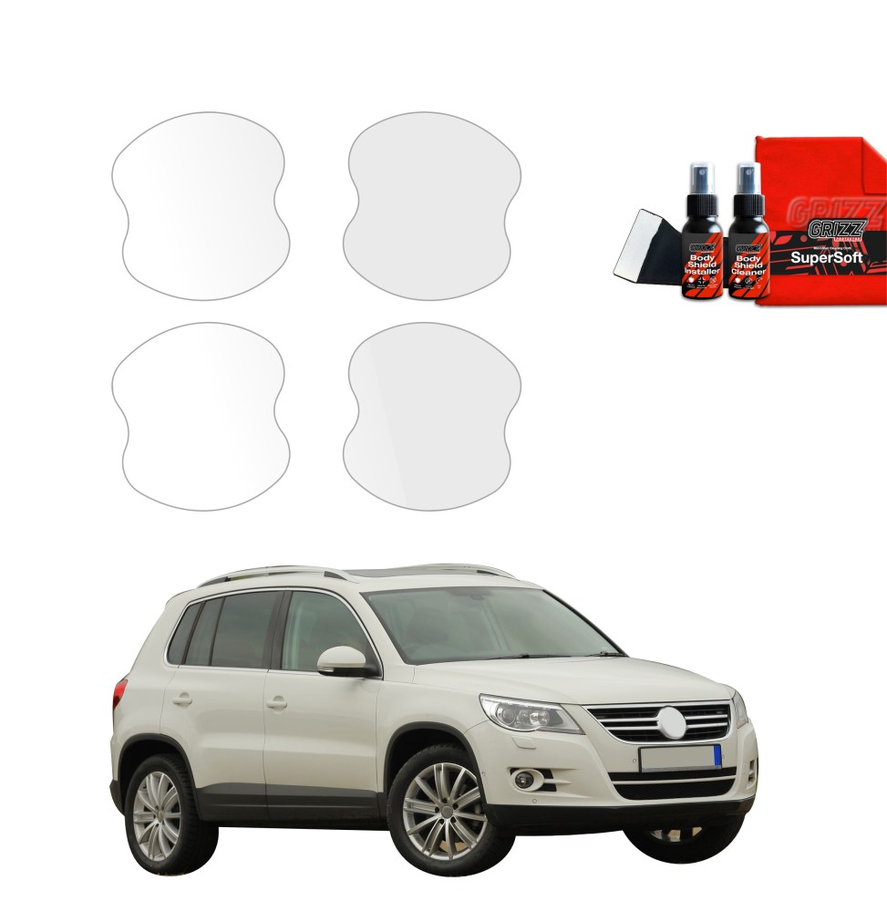 4w1 Folia ochronna pod klamki do Volkswagen Tiguan 5D (2007-2011)