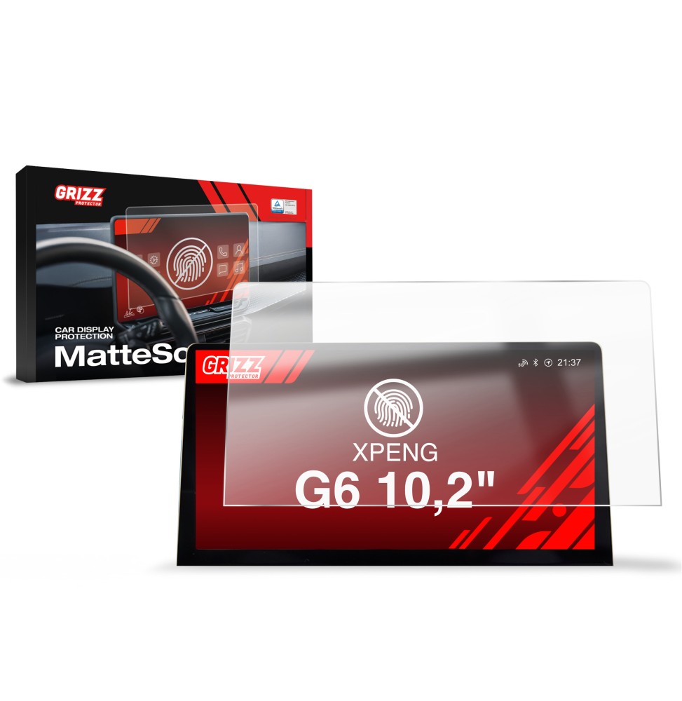 Folia antyodciskowa na ekran XPENG G6 10,2" (2023-2024) matowa Grizz