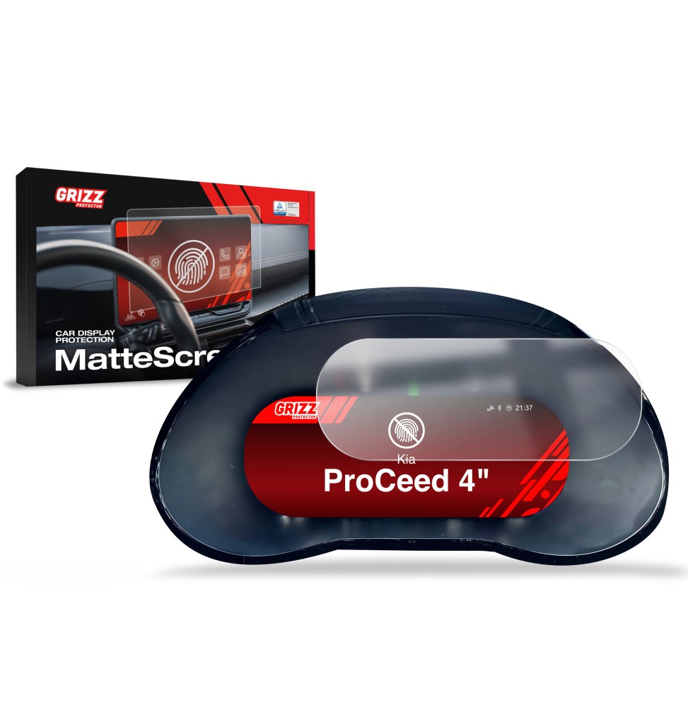 Folia antyodciskowa na ekran Kia ProCeed Virtual Cockpit (2018-2024) matowa Grizz