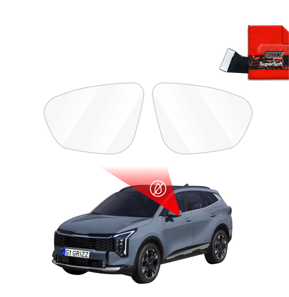 Folia przeciwdeszczowa na lusterka do Kia Sportage 5 (2025-2026)