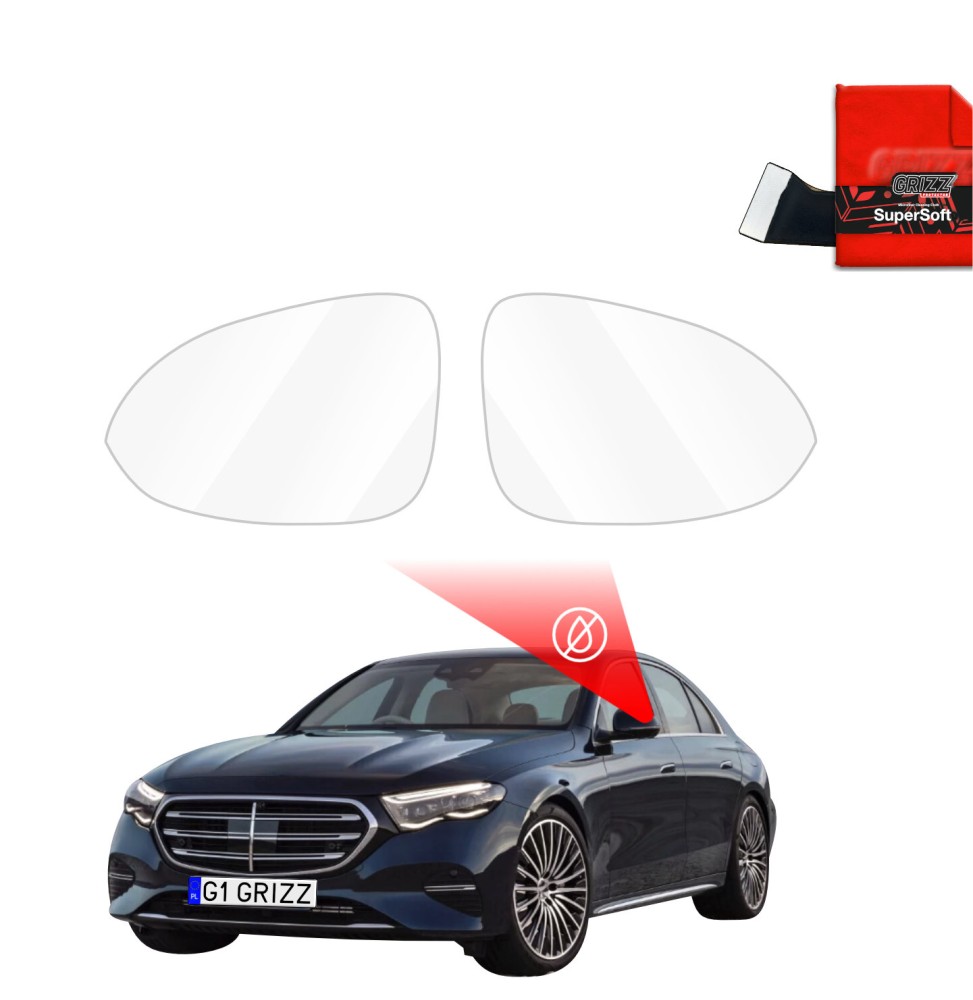 Folia przeciwdeszczowa na lusterka do Mercedes E Klasa (2016-2023)