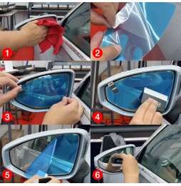 Folia przeciwdeszczowa na lusterka do MG 3 (2024-2026)