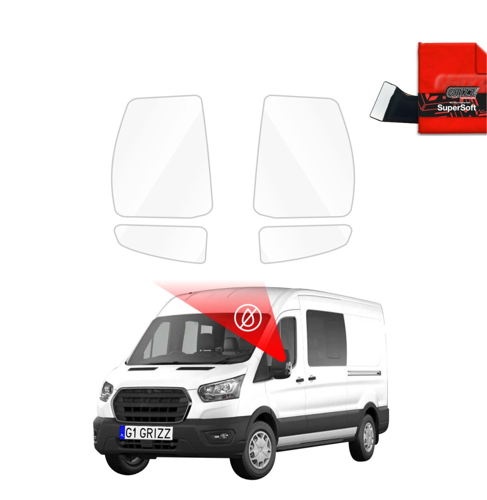 Folia przeciwdeszczowa na lusterka do Ford Transit Van