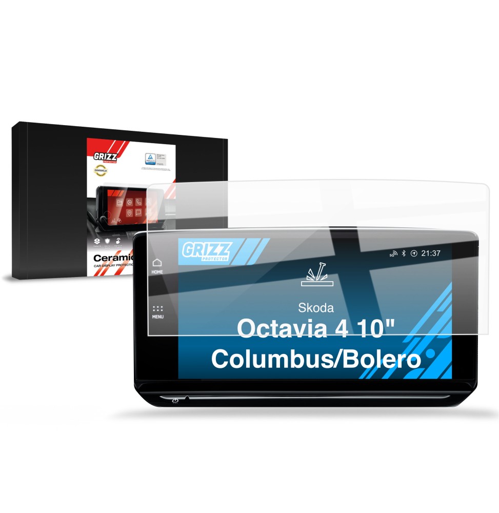 Folia ceramiczna na ekran Skoda Octavia 4 10" Columbus/Bolero (2019-2024) Grizz
