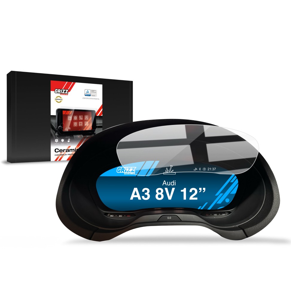 Folia ceramiczna na ekran Audi A3 8V Virtual Cockpit Retrofit 12" (2012-2019) Grizz