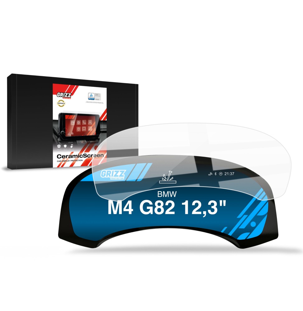 Folia ceramiczna na ekran BMW M4 G82 Live Cockpit 12,3" (2020-2023) Grizz