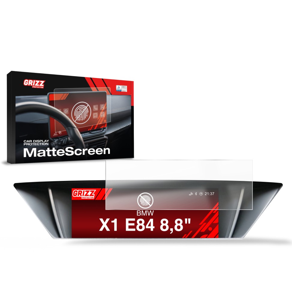 Folia antyodciskowa na ekran BMW X1 E84 8,8" (2013-2015) matowa Grizz