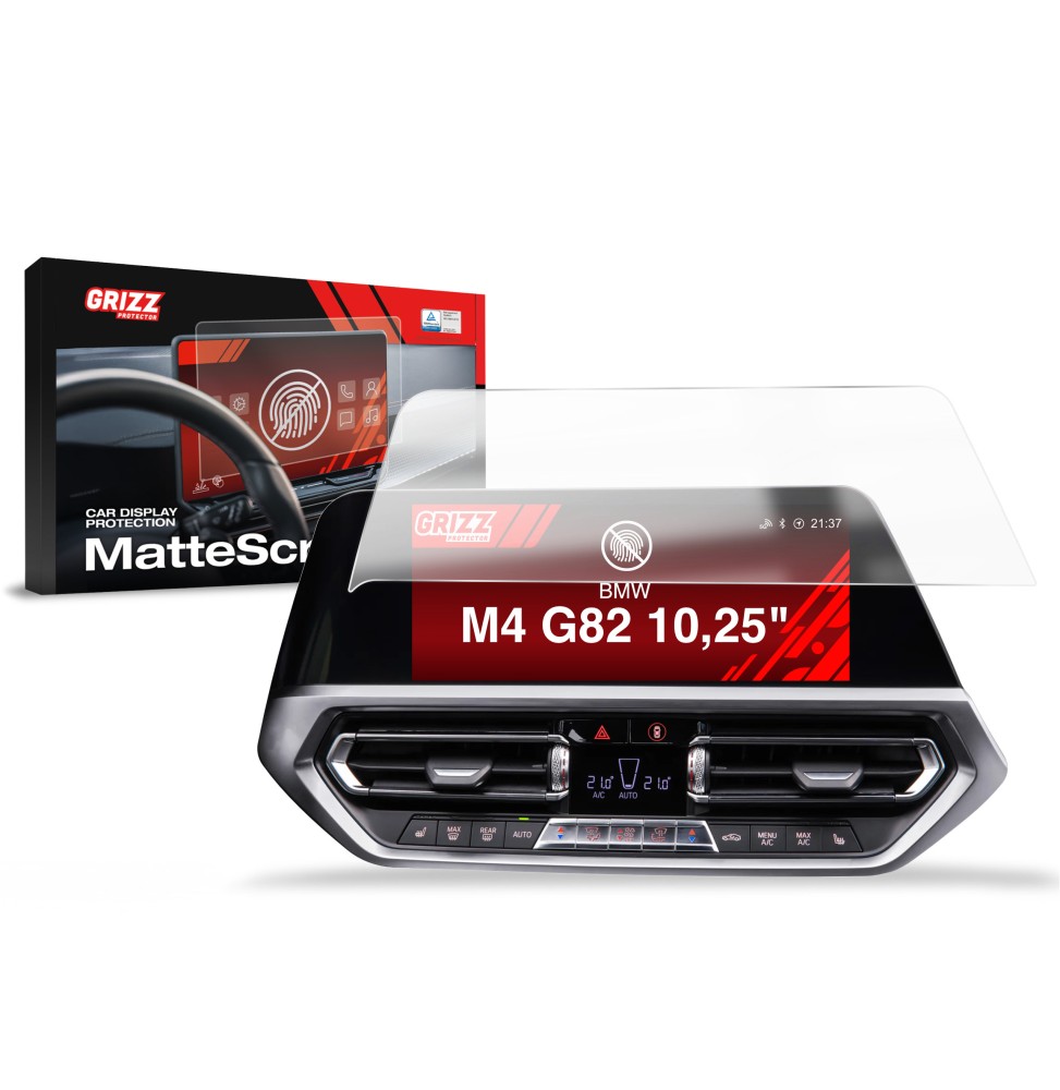 Folia antyodciskowa na ekran BMW M4 G82 10,25" (2019-2023) matowa Grizz