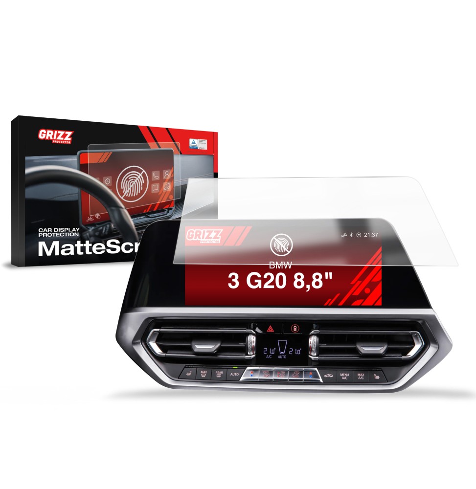 Folia antyodciskowa na ekran BMW 3 G20 8,8" (2018-2022) matowa Grizz