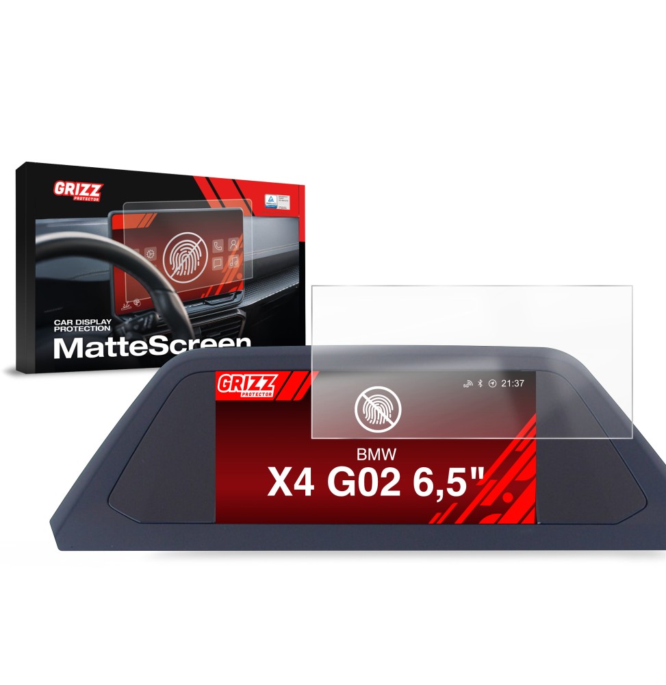 Folia antyodciskowa na ekran BMW X4 G02 6,5" (2018-2022) matowa Grizz