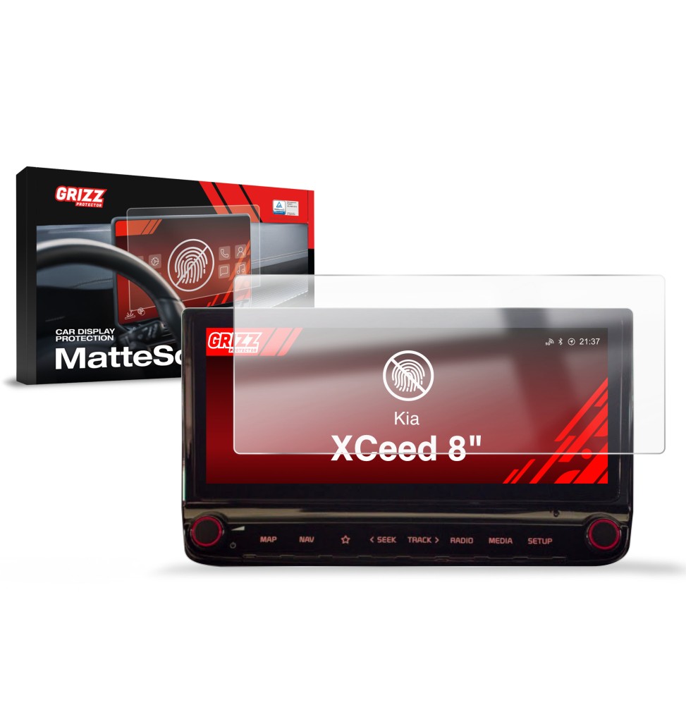 Folia antyodciskowa na ekran Kia XCeed (2019-2024) matowa Grizz