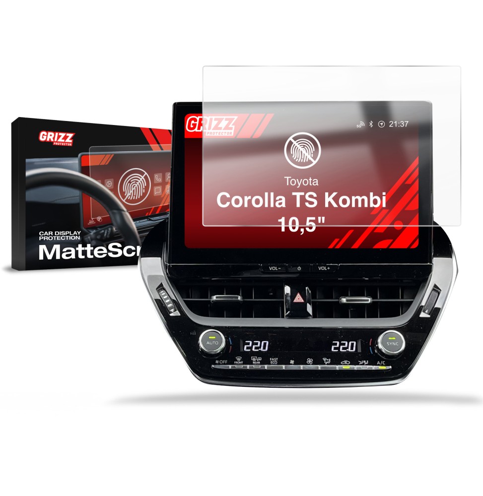 Folia antyodciskowa na ekran Toyota Corolla TS Kombi 10,5" (2022-2023) matowa Grizz