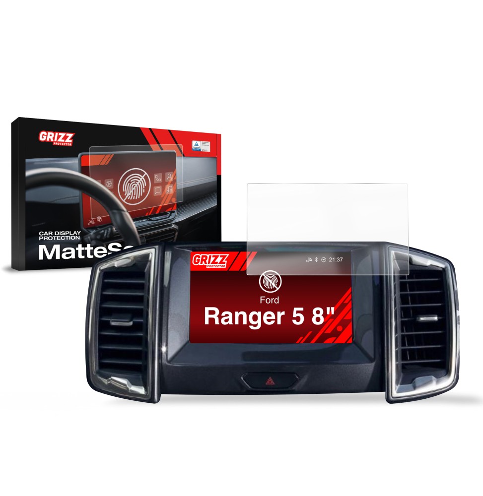 Folia antyodciskowa na ekran Ford Ranger 5 (2015-2023) matowa Grizz