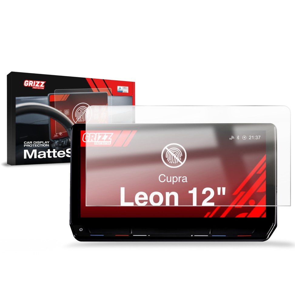 Folia antyodciskowa na ekran Cupra Leon 12" (2020-2024) matowa Grizz