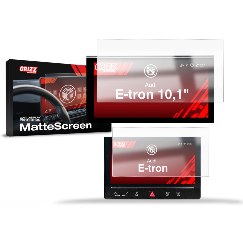 Folia antyodciskowa na ekran Audi e-tron (2019-2022) matowa Grizz 2w1