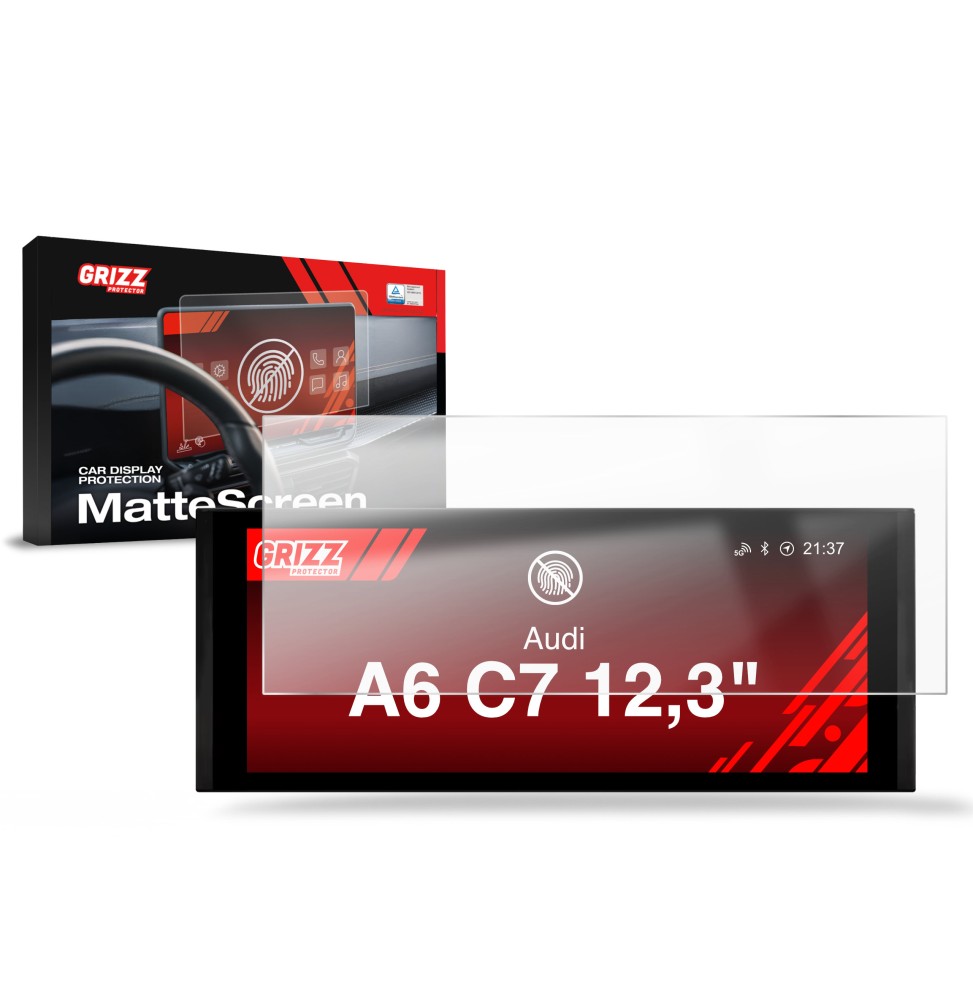 Folia antyodciskowa na ekran Audi A6 C7 Android Radio 12,3" (2012-2018) matowa Grizz