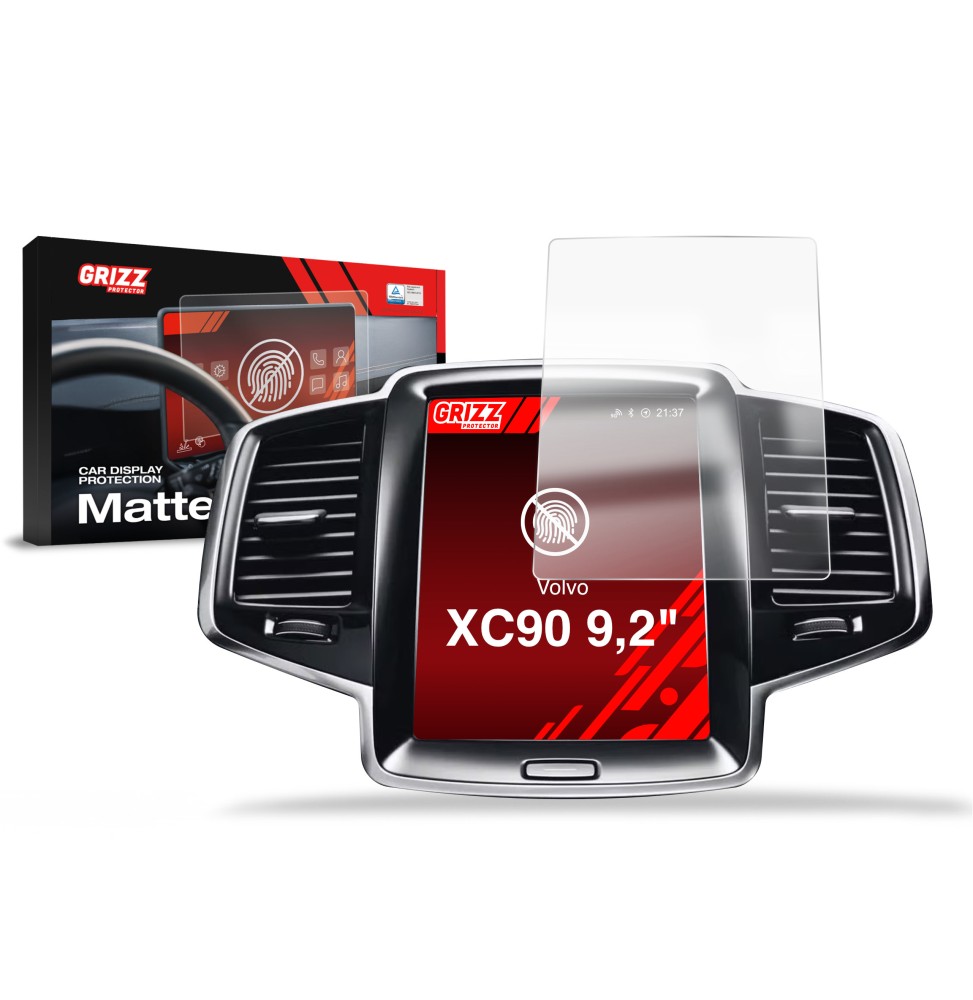 Folia antyodciskowa na ekran Volvo XC90 (2015-2020) matowa Grizz