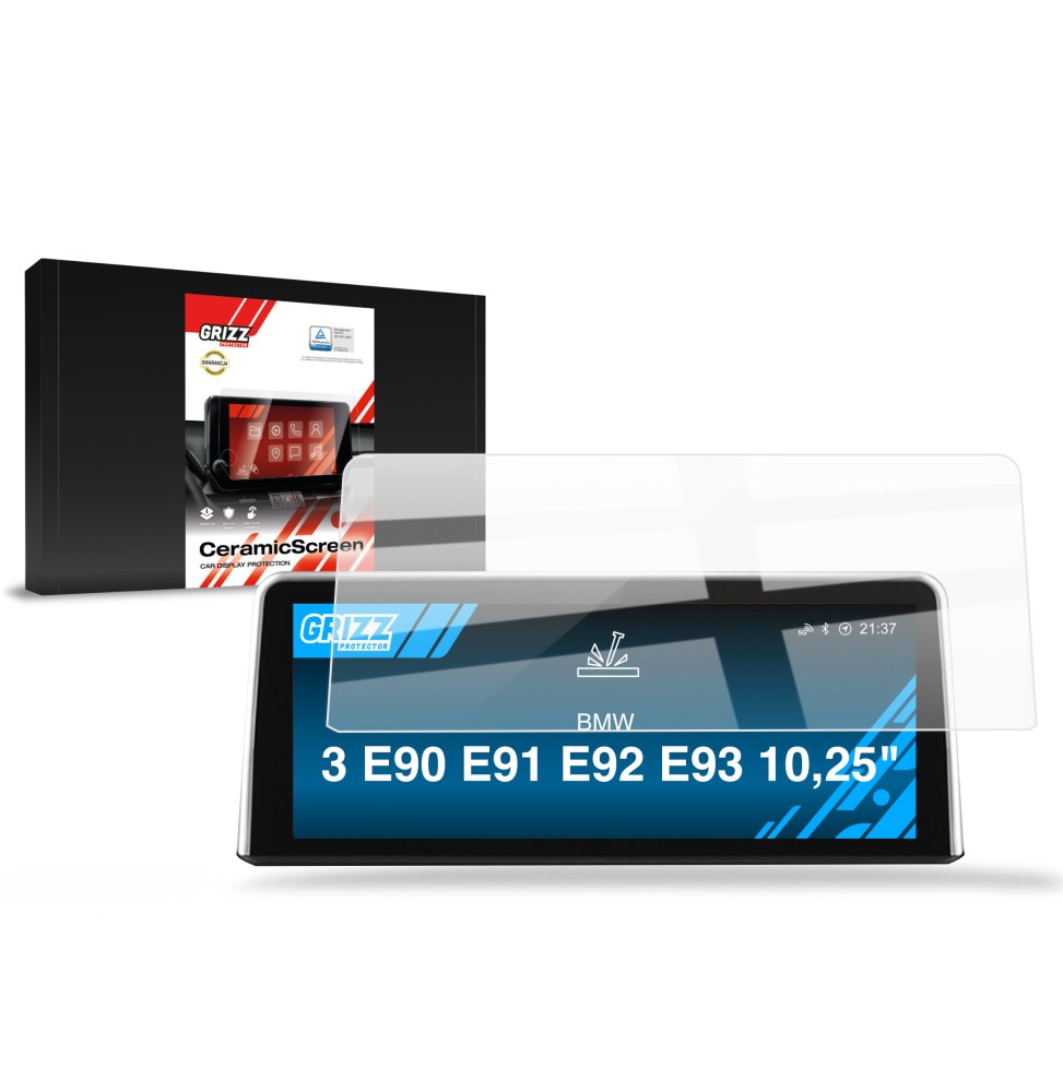 Folia ceramiczna na ekran BMW 3 E90 E91 E92 E93 Android Radio 10,25" (2005-2012) Grizz