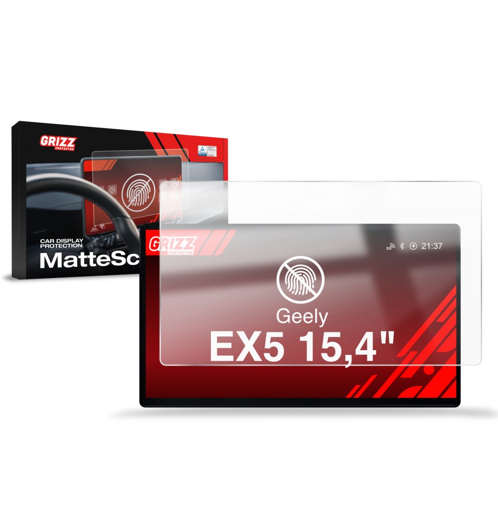 Folia antyodciskowa na ekran Geely EX5 15,4" (2024-2026) matowa Grizz