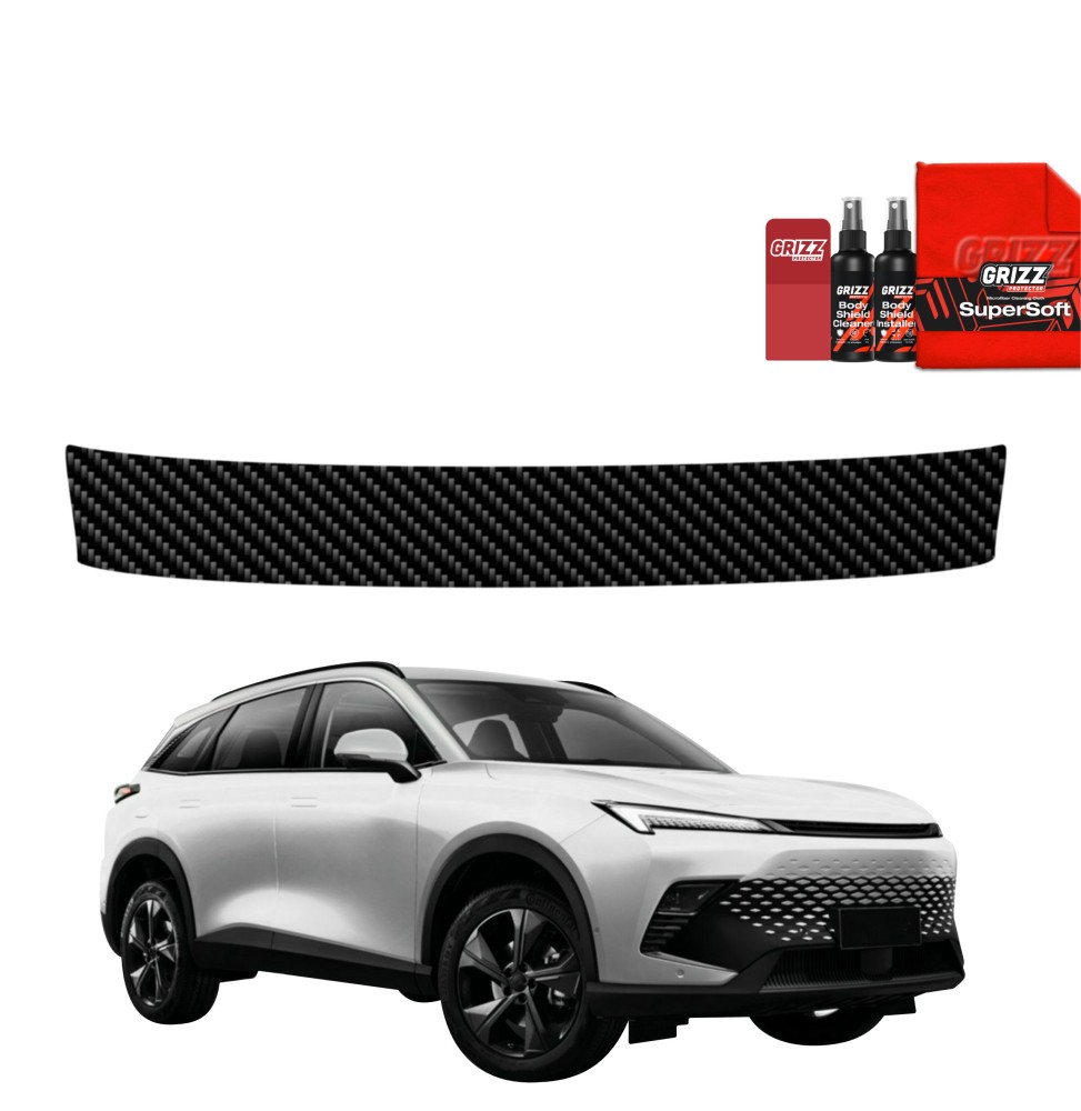 Folia karbonowa na próg bagażnika do BAIC BEIJING 5 (2023-2026)