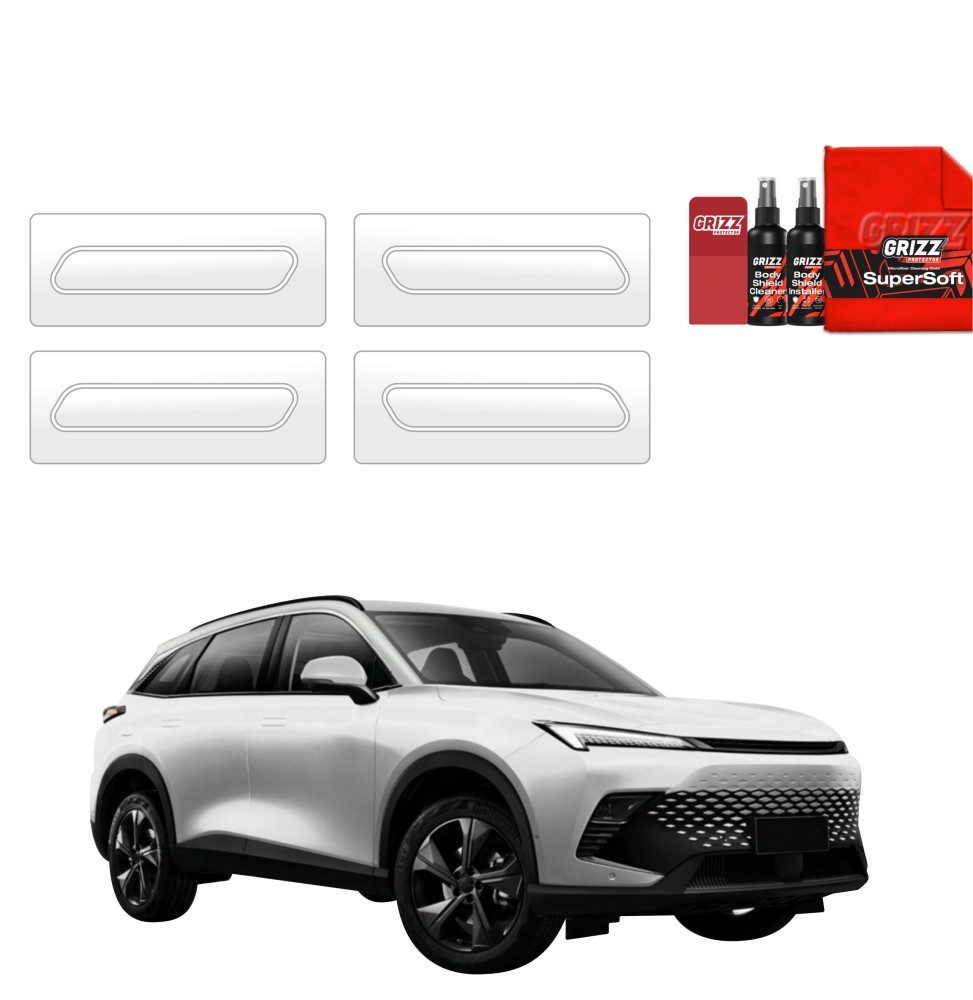 4w1 Folia ochronna na klamki do BAIC BEIJING 5 (2023-2026)
