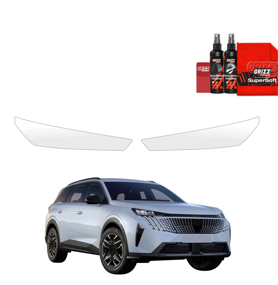 2w1 Folia ochronna na lampy do Peugeot 5008 (2025-2026)