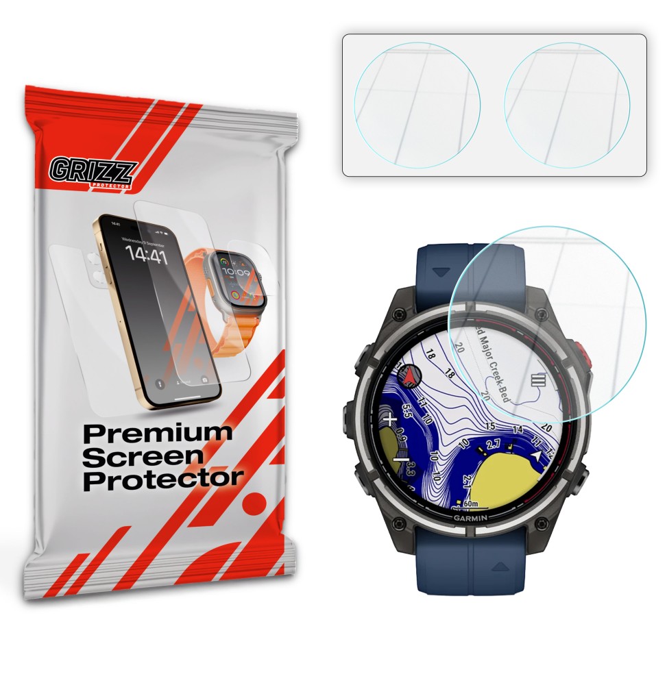 Szkło hybrydowe Grizz do Garmin quatix 8 Pro