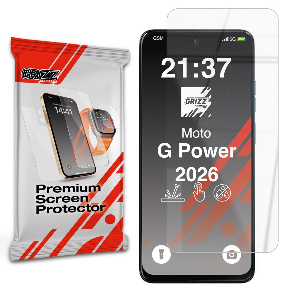 Szkło hybrydowe Grizz do Motorola Moto G Power 2026