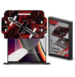 Szkło hybrydowe z aplikatorem do Apple MacBook...