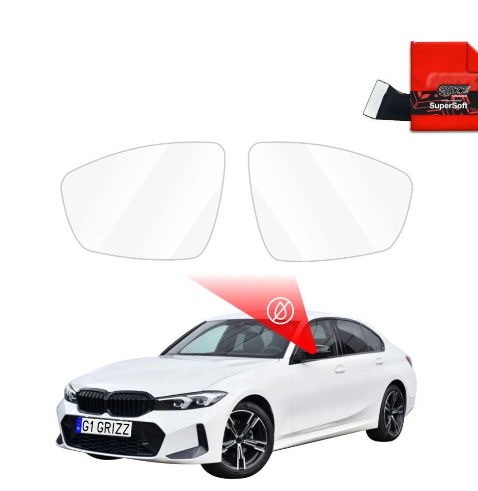Folia przeciwdeszczowa na lusterka do BMW 3 G20 Sedan (2022-2026)