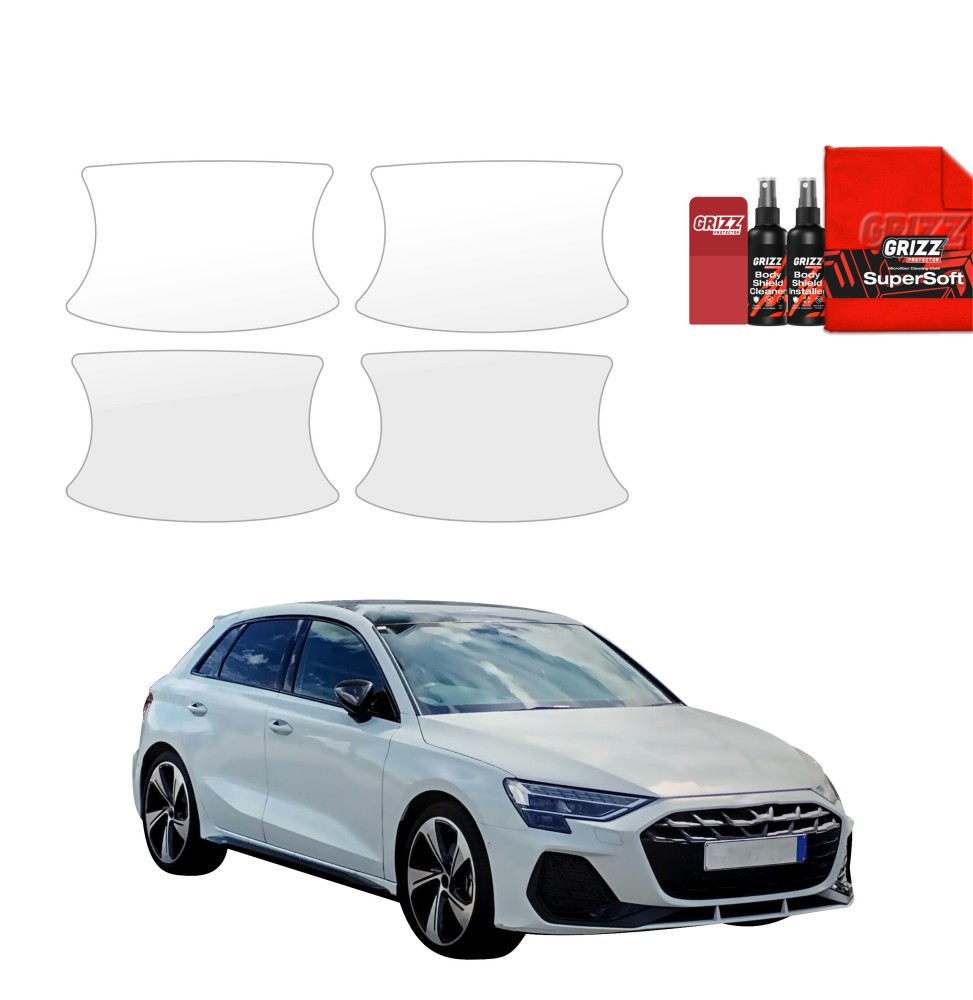 4w1 Folia ochronna pod klamki do Audi A3 8Y Hatchback 5D (2024-2026)