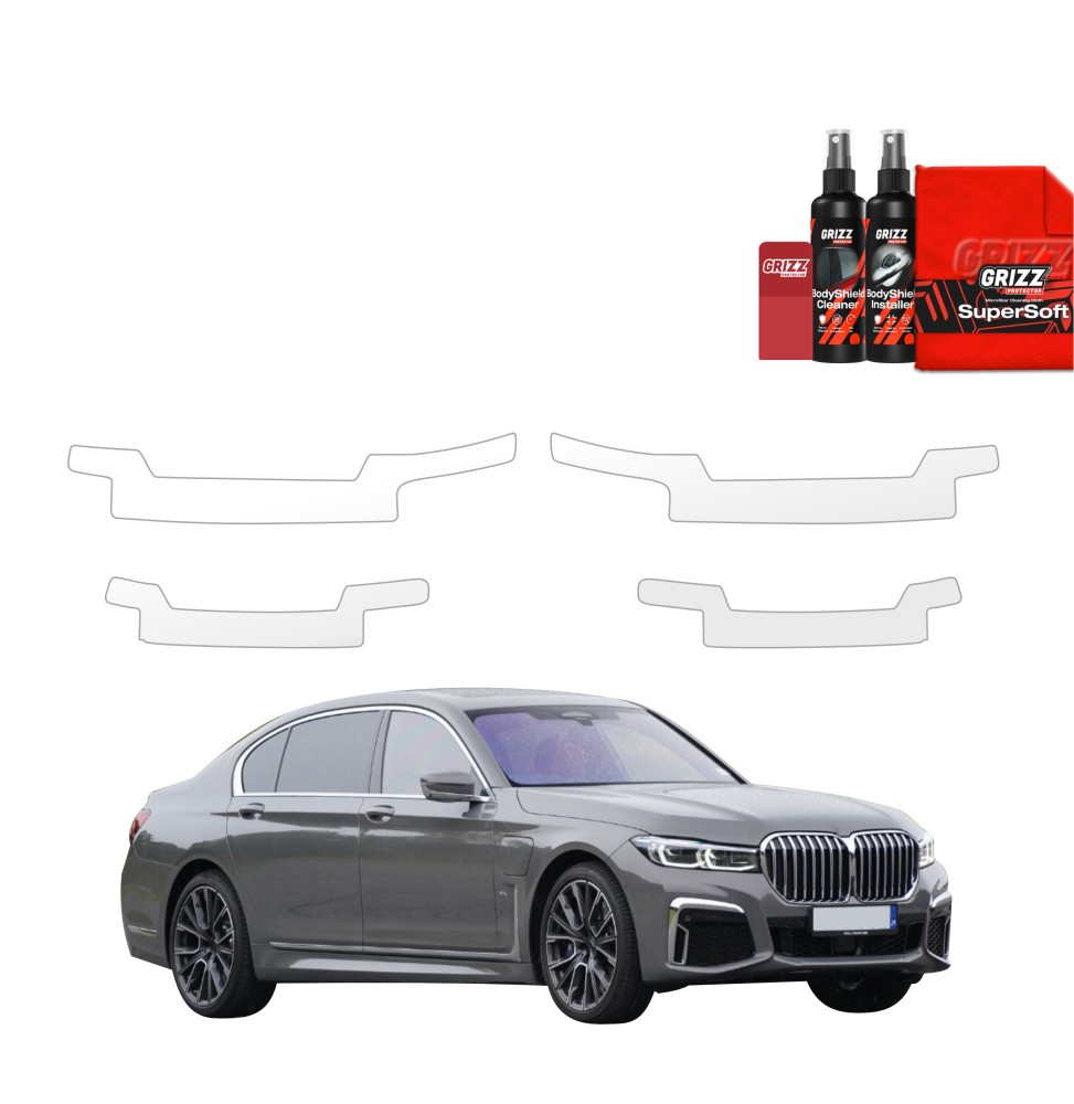 4w1 Folia ochronna na progi do BMW 7 G12 (2015-2022)