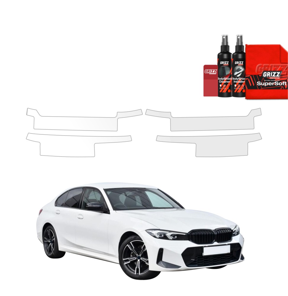 4w1 Folia ochronna na progi do BMW 3 G20 Sedan (2022-2026)