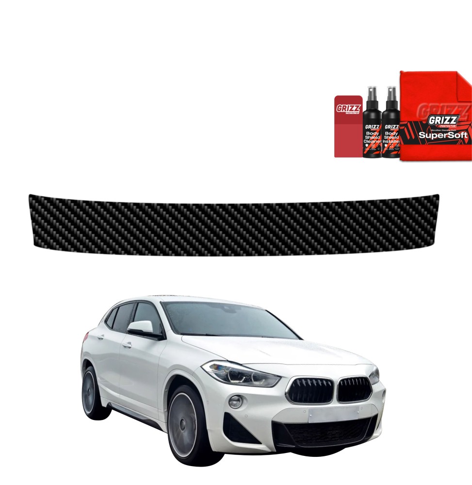 Folia karbonowa na próg bagażnika do BMW X2 (2017-2023)