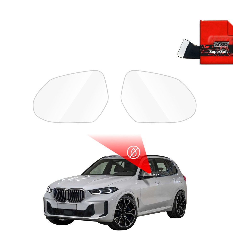 Folia przeciwdeszczowa na lusterka do BMW X5 G05 (2023-2026)