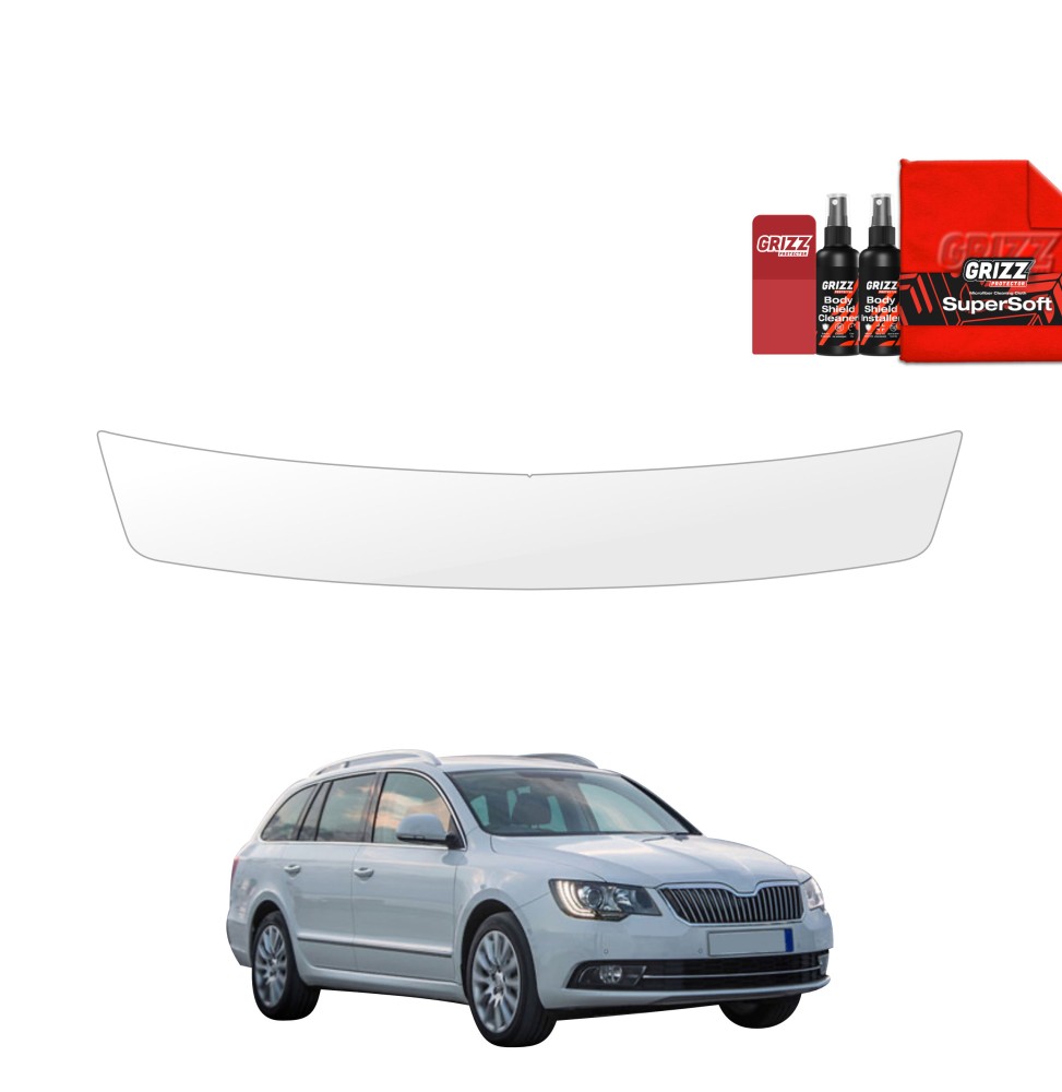 Folia ochronna na próg bagażnika do Skoda Superb 2 Kombi Facelifting (2013-2015)