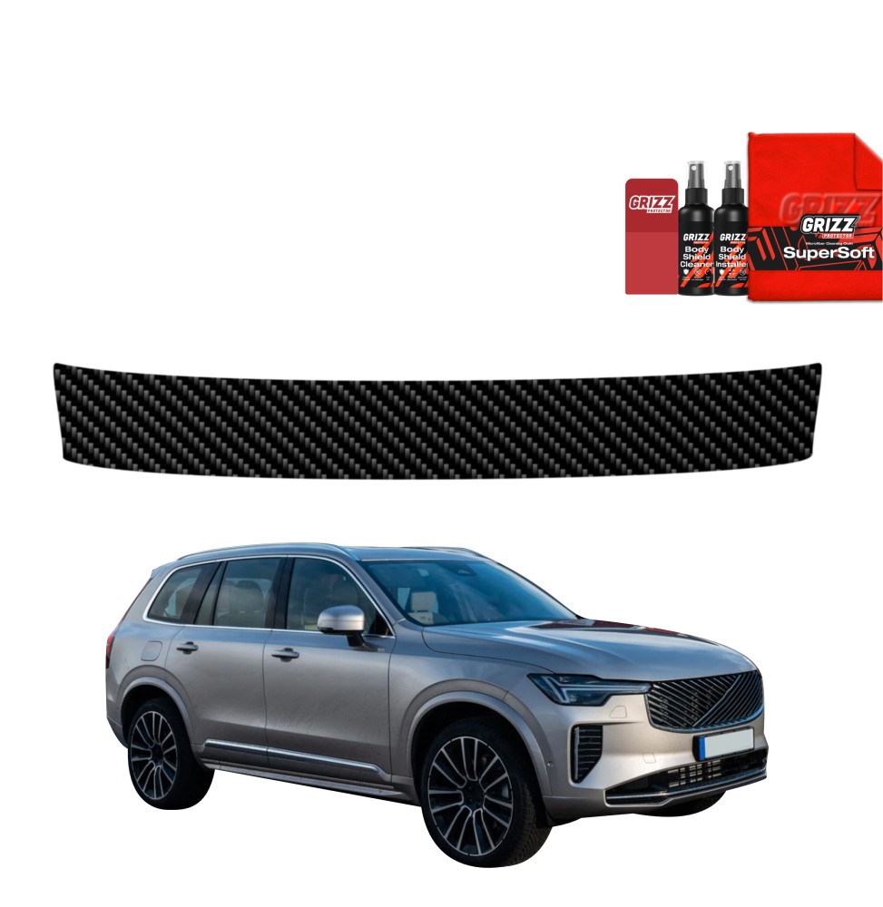 Folia karbonowa na próg bagażnika do Volvo XC90 (2026)