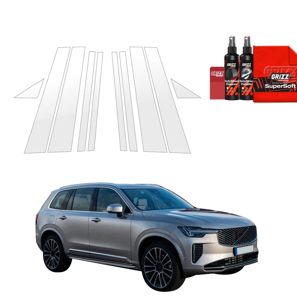 10w1 Folia ochronna na słupki do Volvo XC90 (2026)